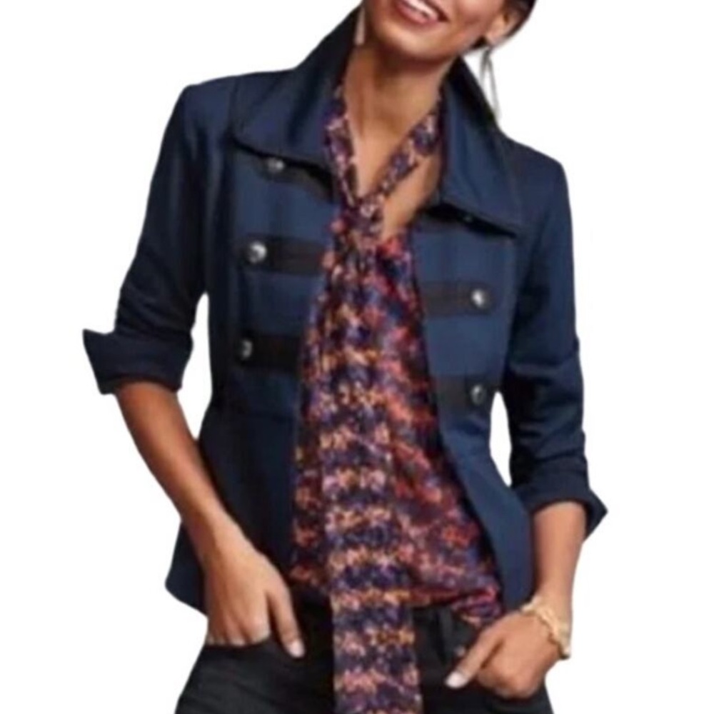 CAbi In The Band #3375 Military Button Jacket XS
